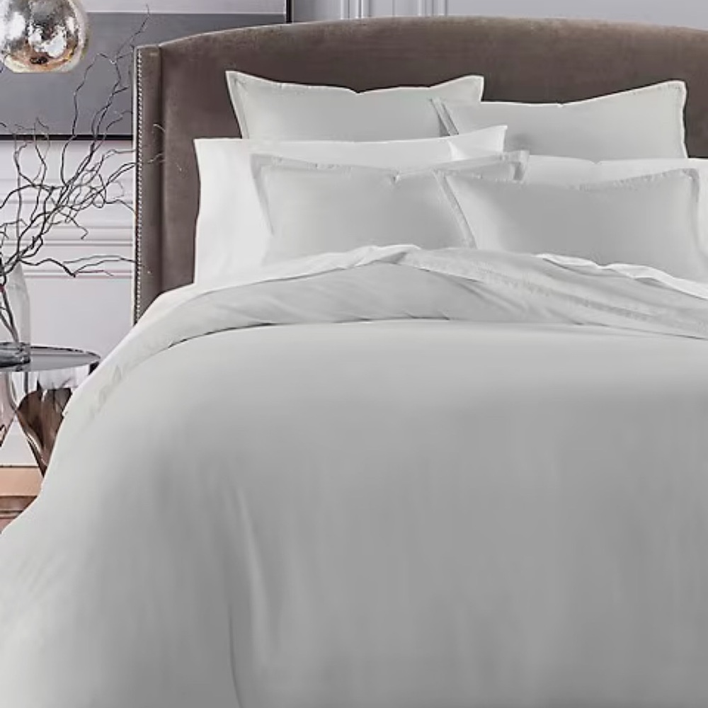 Sky 500 Thread Count Sateen Pima Cotton 3-Piece Duvet Cover Set